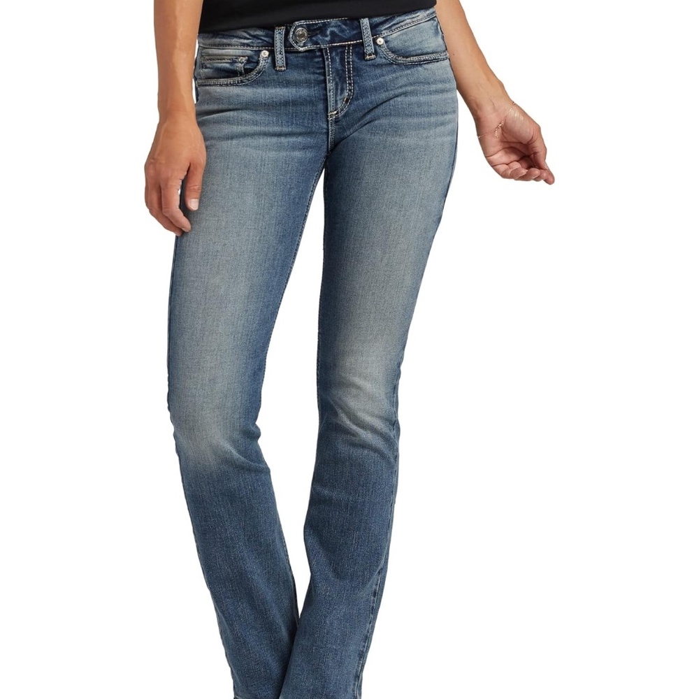 Silver Jeans Co. Tuesday Low Rise Slim Bootcut Jeans Size W28/L31